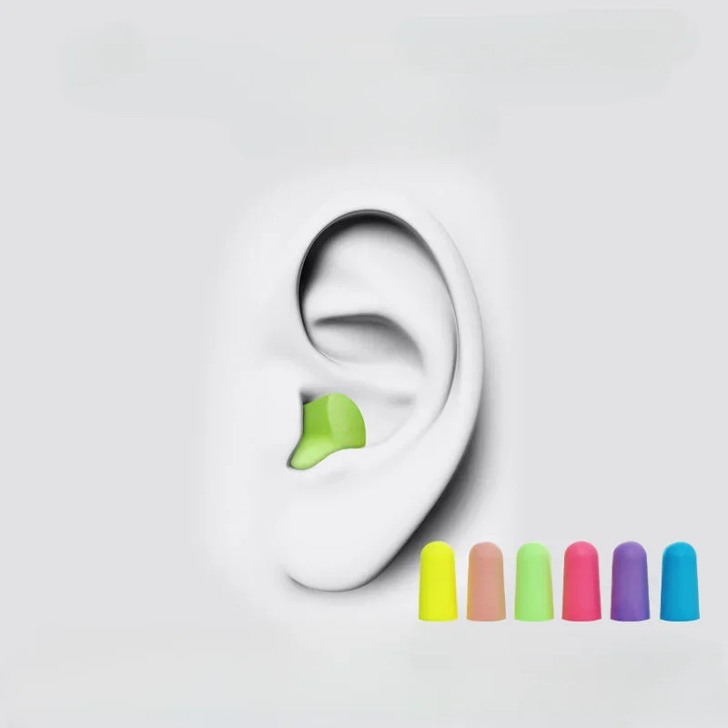 SIXSIX Disposable Soft Foam Earplugs Snore-Proof Noise Proof Earplug Sleep Ear Protector No Cords