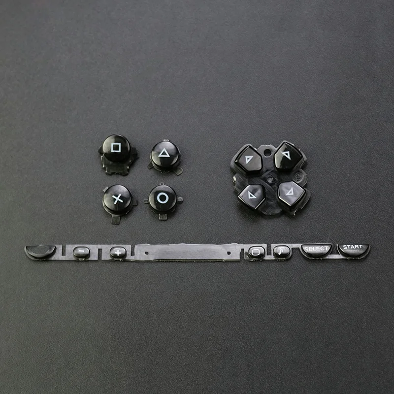 1Set Left Right ABXY Select Start Home Button Kit Volume Key Replacement For PSP1000 PSP 1000 Game Console Repair Parts view 5