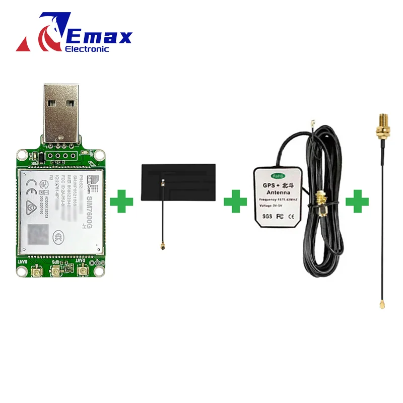 

SIMcom SIM7600G-H LTE CAT4 USB Dongle breakout kit TE-A 1pcs with GPS external