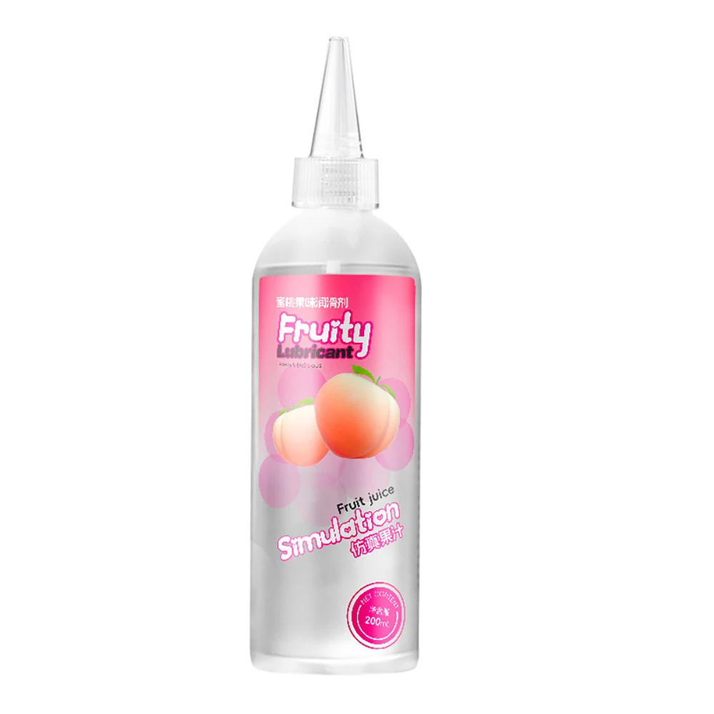 Premium Fruit Lubricant Water Soluble Formula Strawberry Cherry Flavor Smooth Texture Hydrating Comfort Gel Large Size Daily