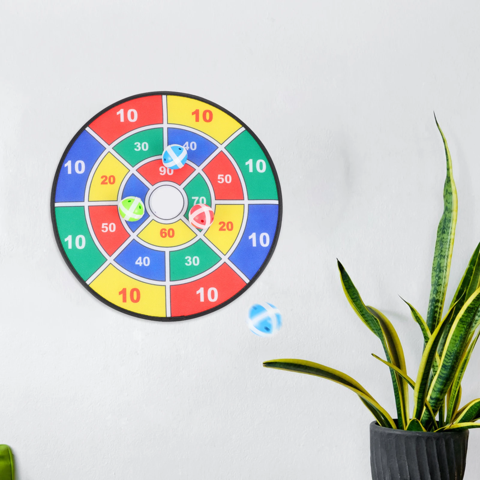 

Dart Board Set Throw Toy Cloth Material Plate Educational Fun Party Game Supplies Gifts for Kids Students