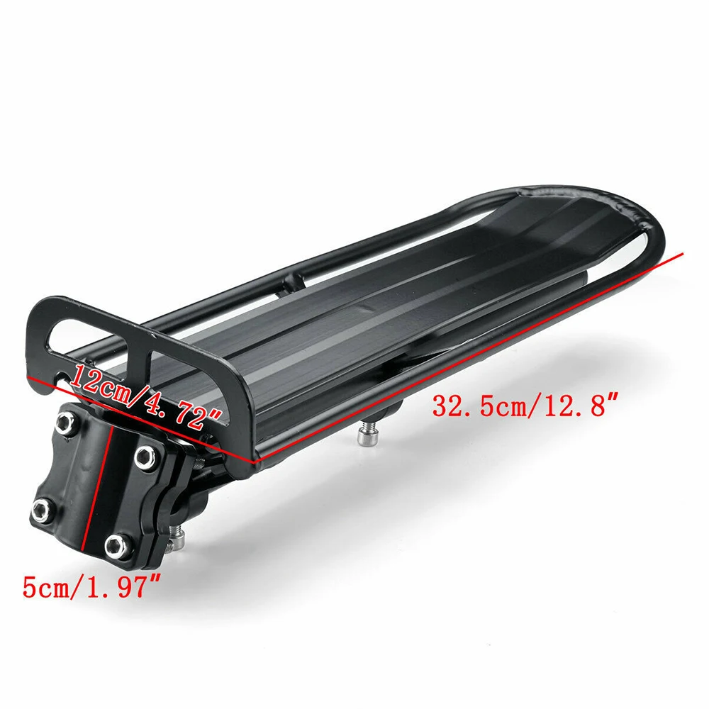 Bicycle Luggage Carrier Cargo Rear Rack Shelf Aluminum Alloy Cycling Seatpost Bag Holder Stand MTB Install Tools Bike Accessorie