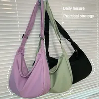 Women's Handbags Nylon Messenger Bags Trendy Dumpling Bag Lightweight Large Capacity Shoulder Bags Women Armpit Bag Dropshipping