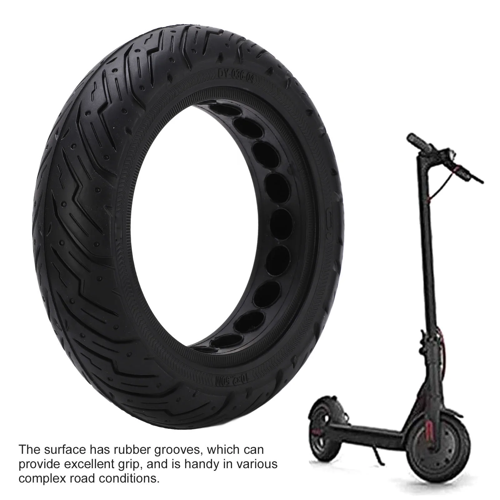 

Шина для электросамоката 10x2.50, внутренняя противопрокольная шина с защитой от взрыва для Ninebot MAX G30