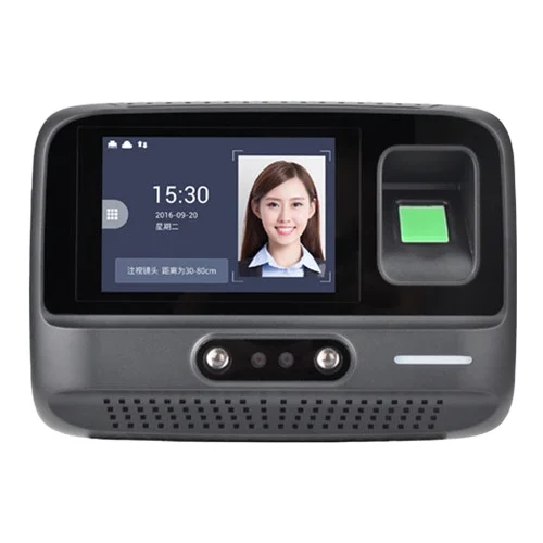 Witeasy CCTV Camera Security Biometric Machine Fingerprint and Facial Time Attendance Recording