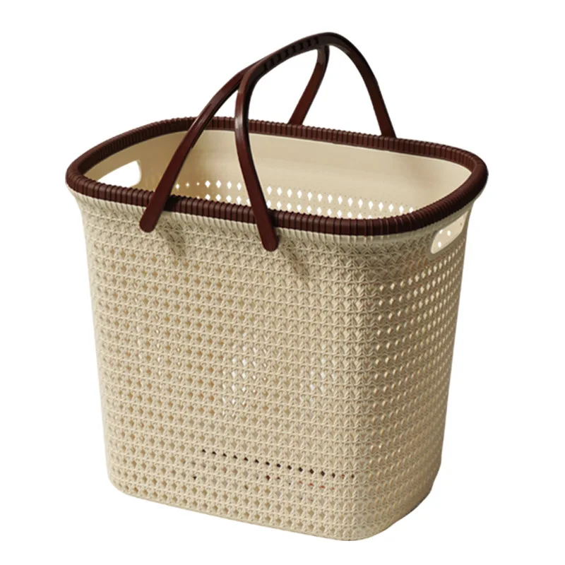 Laundry Hamper Rattan Dirty Clothes Basket With Lid Handle Laundry Sorter For Laundry Bedroom Clothes Kids Toys