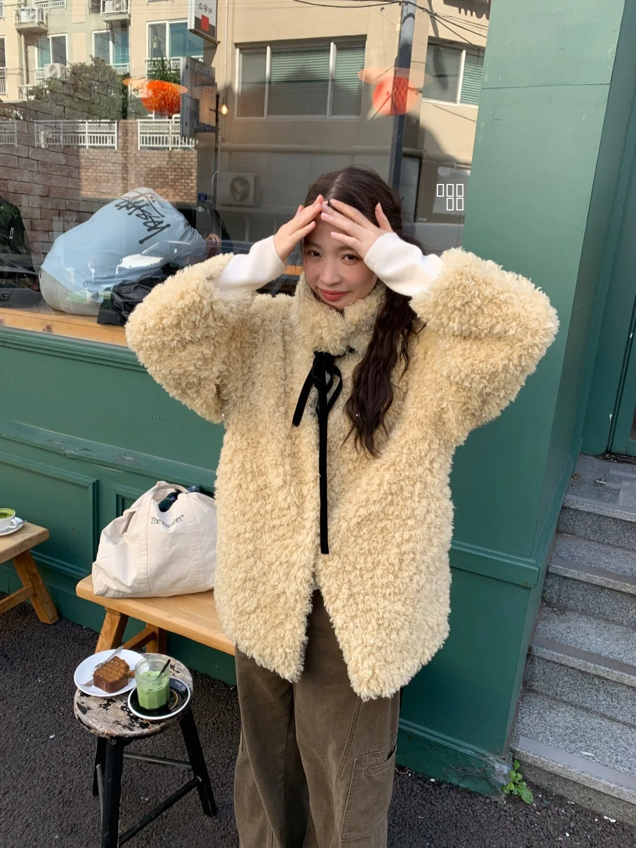 

Теплый винтажный съемный воротник, свободный крой, меховой тюре, экологически чистая верхняя одежда для женщин, нежные мягкие вьющиеся волосы