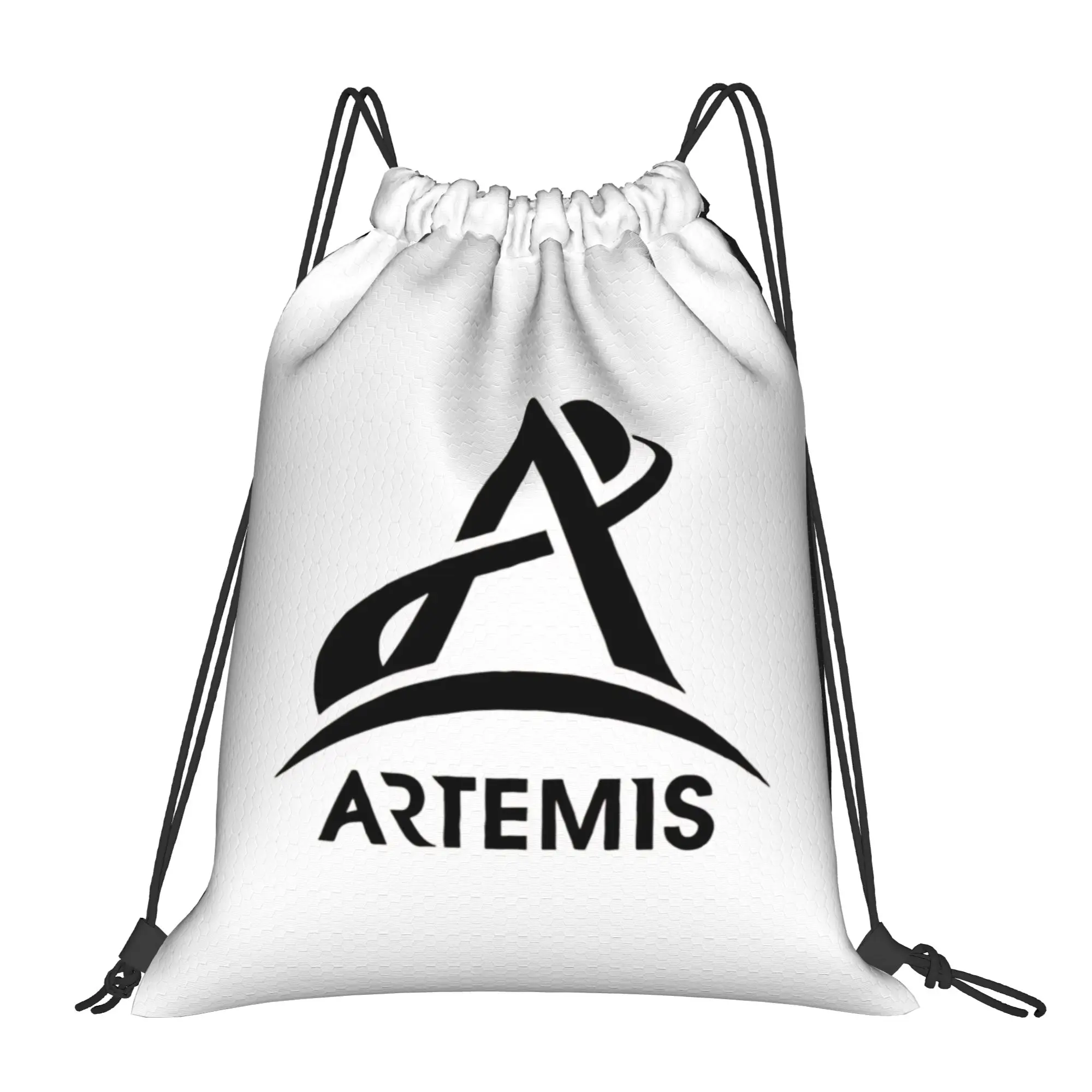 2026 Artemis II 3  Portable Travel Drawstring Backpack Riding Backpack Gym Clothes Drawstring Bags