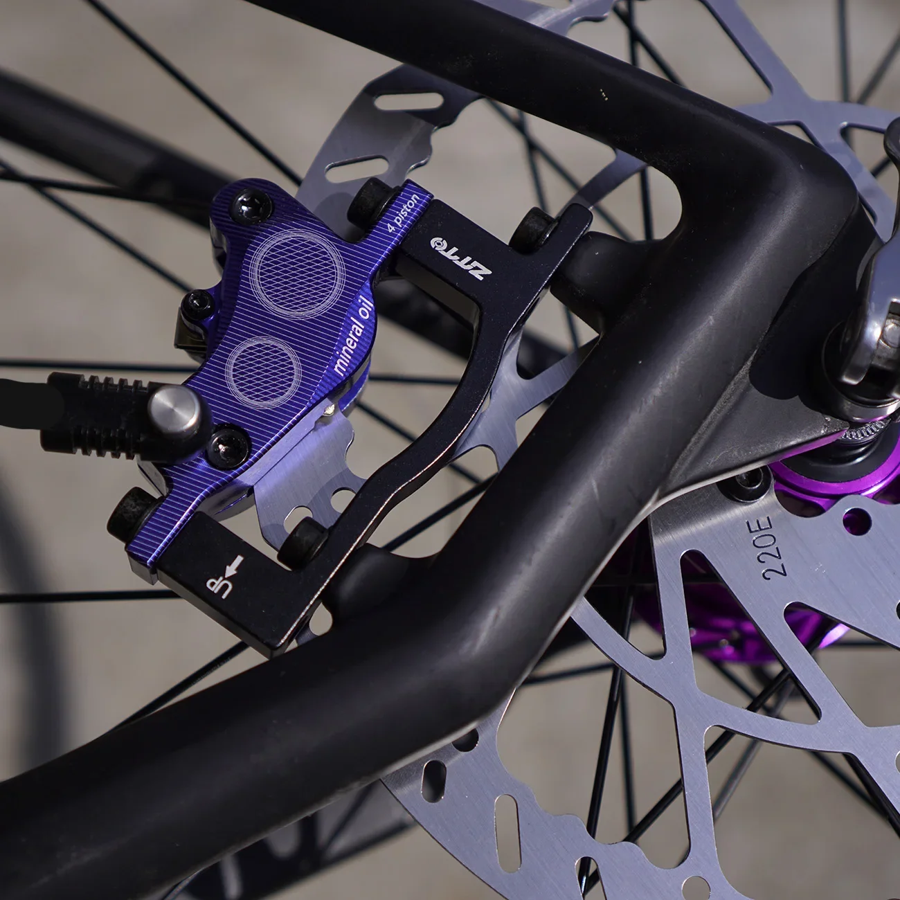 ZTTO 160 auf 220 Adapter PM-PM Scheibenbremssattel +60mm Offset für 220mm Rotor MTB 74mm Post Mount Vorder- und Hinterrad Mountainbike – Detail 2