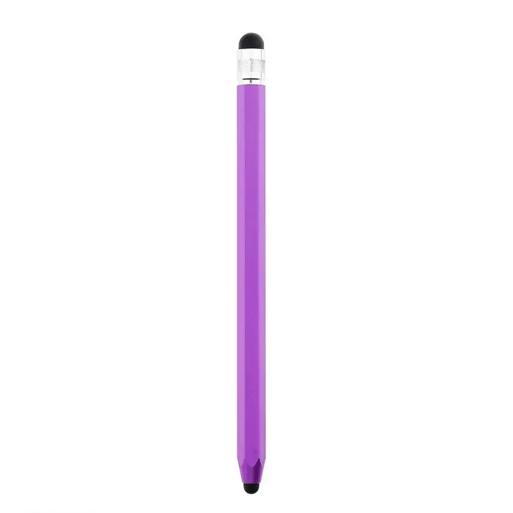 

Silicone Dual Tips Capacitive Stylus Pen Touch Screen Drawing Pen for Smart Phone iPad Tablet PC Computer WK129 Metal Round