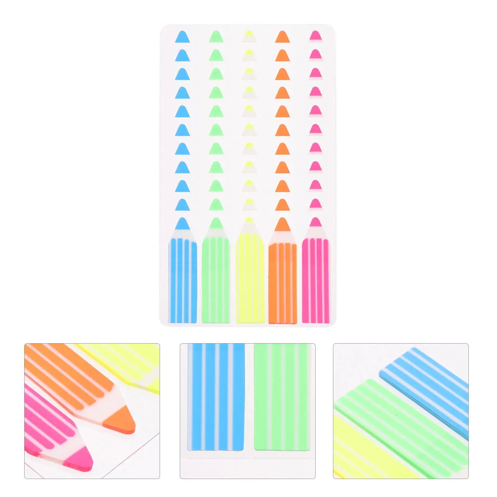 

1000pcs Page Marker Stickers Self Adhesive Sticky Tabs For Planner Notebook Book Annotation Supplies Bright Color Tabs For