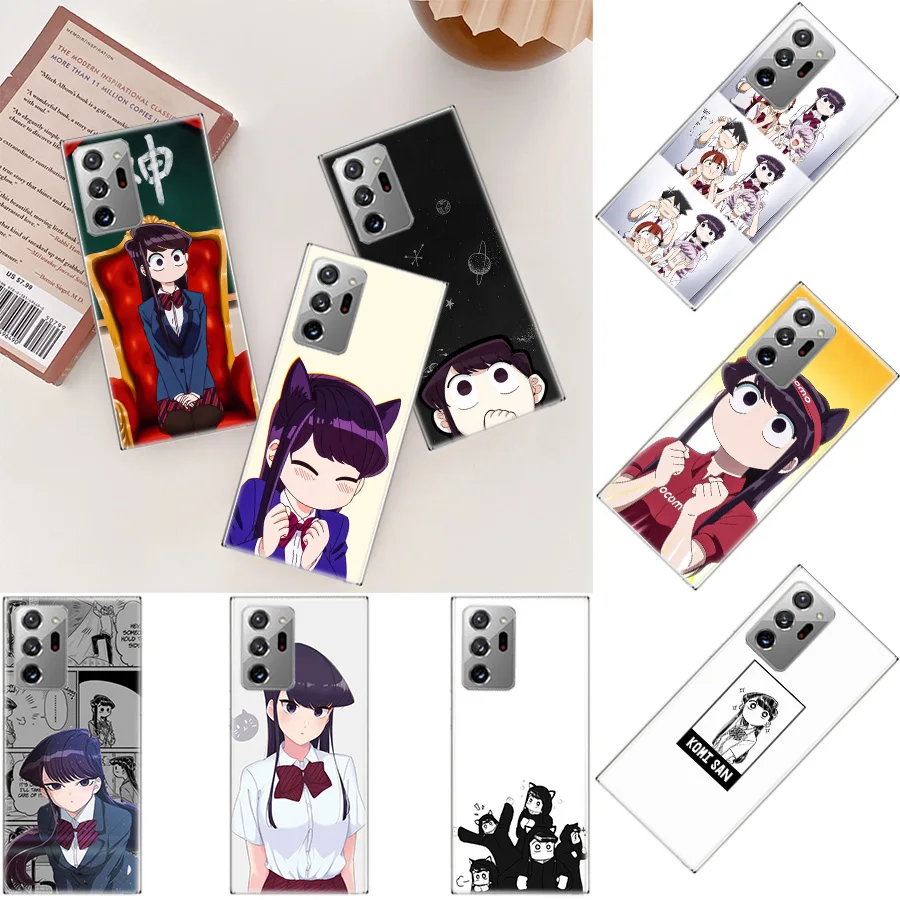 Anime Komi Shouko Cant Communicate Phone Case For Galaxy Samsung A03 A03S A13 A23 A33 A53 A73 A54 A34 A24 A14 5G A04 A04S A9 A8