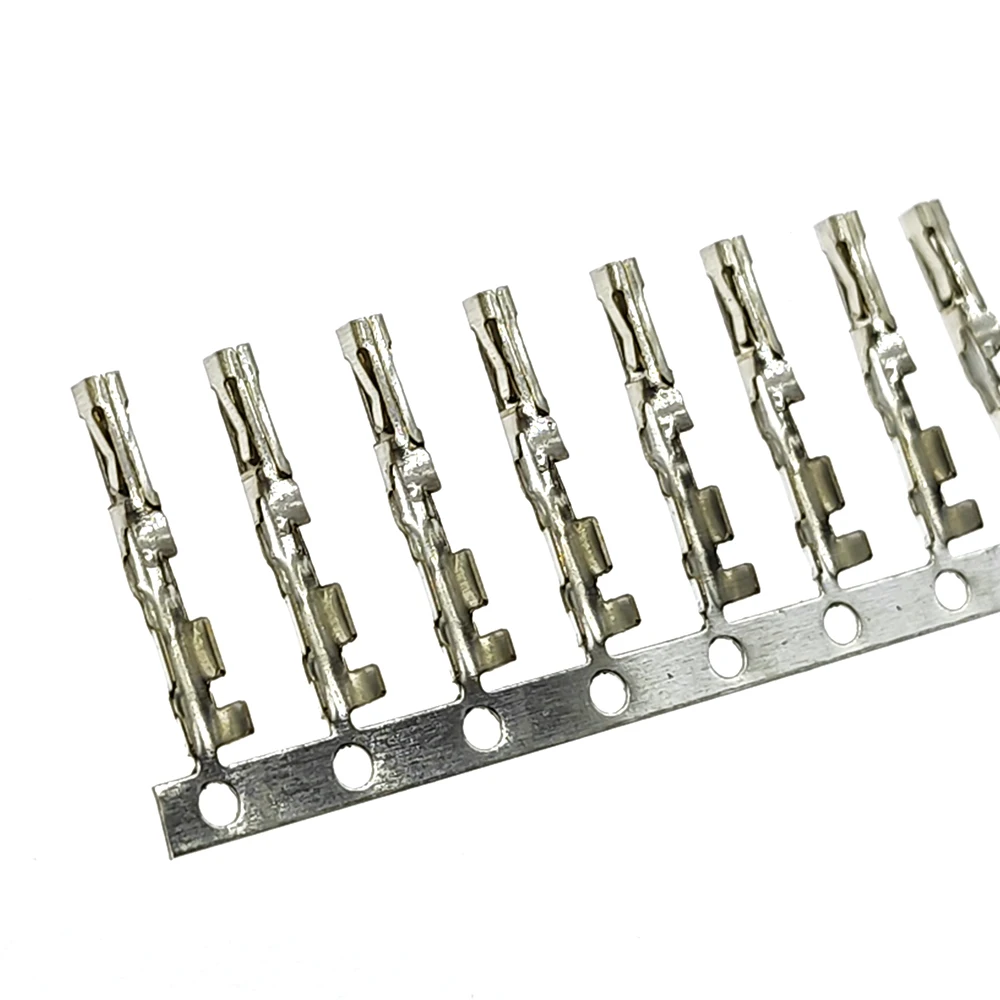 50pcs/Lot MX2.54 Terminal for DuPont with Lock Rubber Shell Buckle Plug 2.54mm Pitch Female Terminals