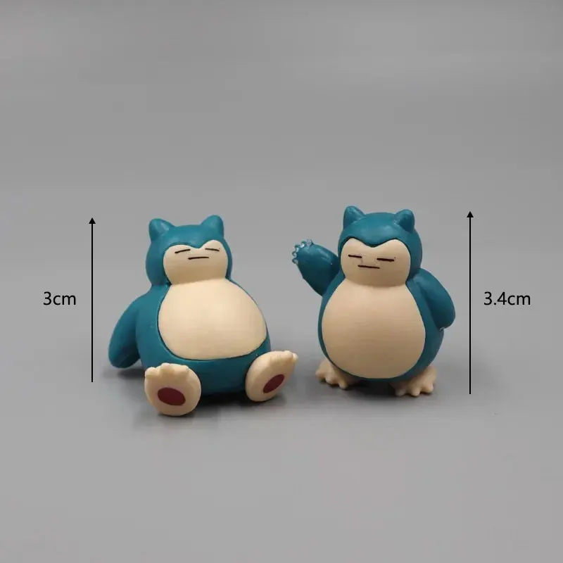 أنيمي تمثال البوكيمون بيكاتشو غص عمل صغير الشكل لطيف الكرتون سطح المكتب زخرفة البلاستيكية نموذج الديكور جمع لعبة هدية #6