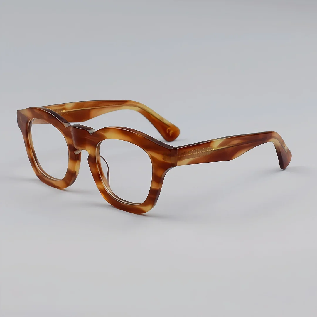 

Retro Frosted round Full Frame Glasses Frame Exquisite Versatile Unisex New Style for Men And Women