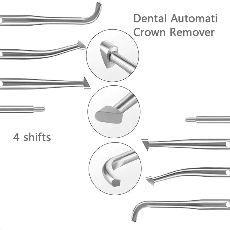 Dental Automatic Crown Remover Kit Multi position Adjustable Pressure Stainless Steel Dental Dentistry Surgical Instrument Tools