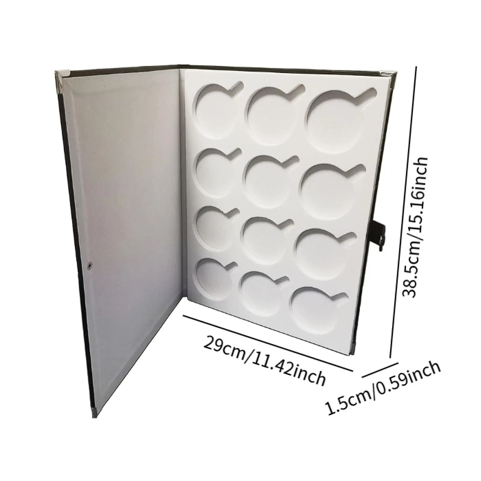Women Men Glasses Lens Display Tray EVA Storage Organizer Box for Eyeglasses and Sunglasses