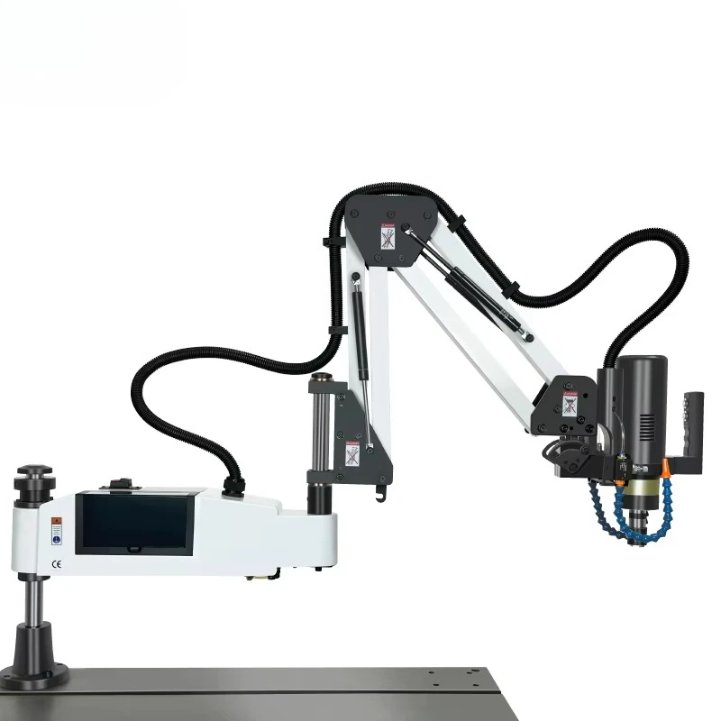 PLC Control Torque Protection 220V Electric Threading for Steel/Alu M3-M16 Servo Self-Tapping Machine - 3-Axis Articulated Arm