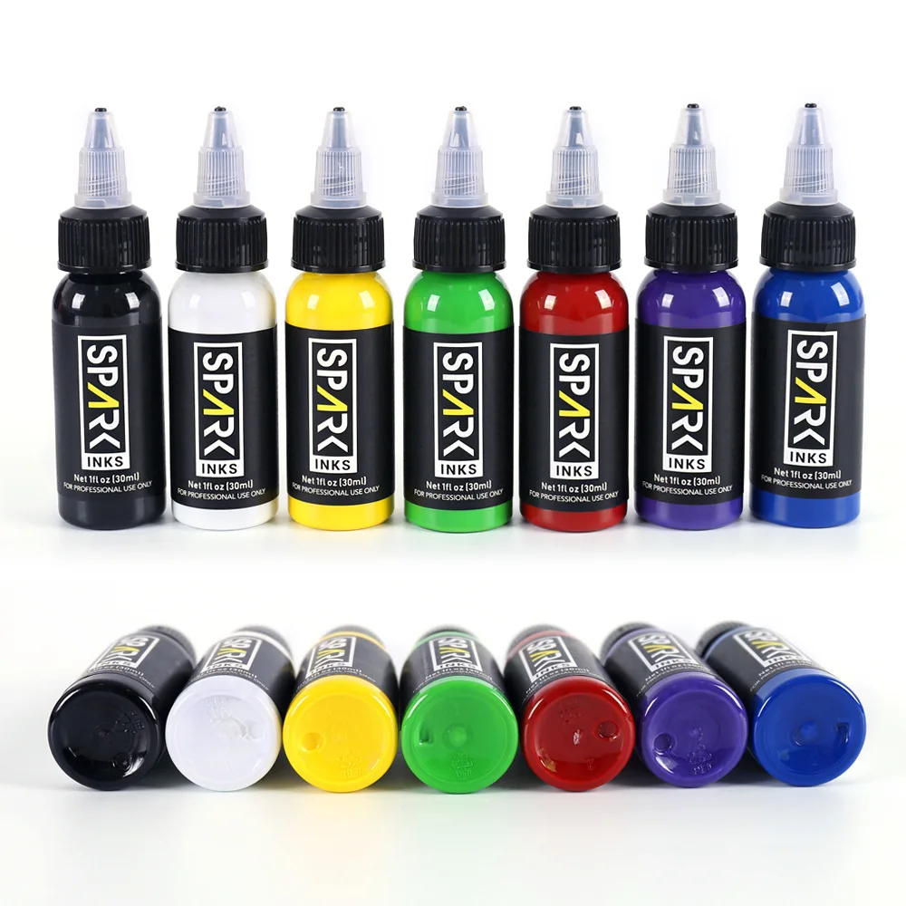 

14 Colors Tattoo Ink Pigment Body Painting Permanent Makeup Coloring Microblading Eyebrows Eyeliner Tattoo Paint Body Supplies