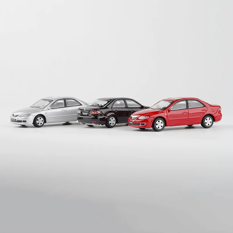 JKM Diecast Alloy 1:64 Scale Mazda 6 Business Sedan Cars Model Adult Classics Collection Toys Souvenir Gifts Static Display