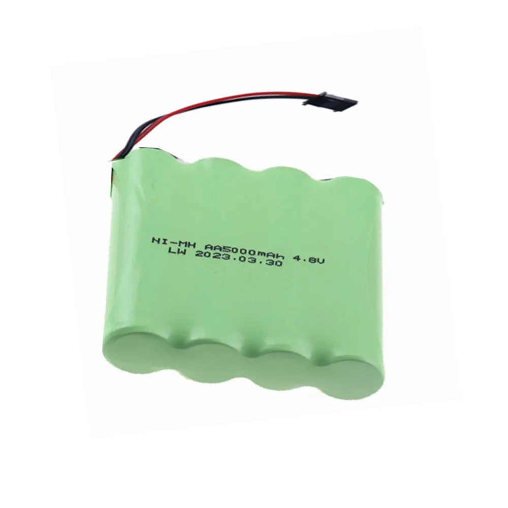 4.8v/6v/7.2v/9.6v 5000mAh Rechargeable Battery or 3000mAh Nimh AA Battery Pack For Rc toys Cars Tanks Robots Guns Boats 1Pcs