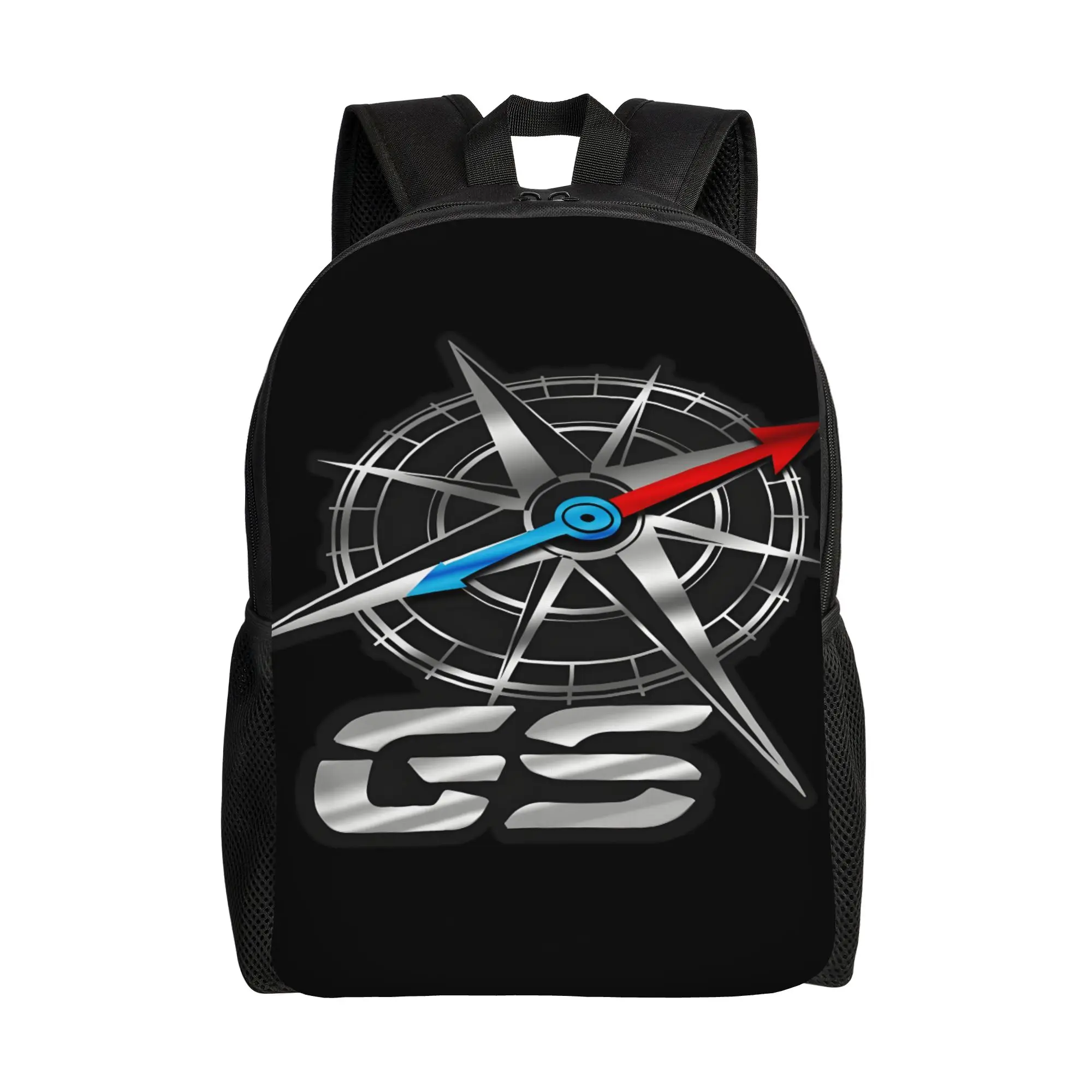 

Custom GS Motor Racing Backpack for Women Men College School Student Bookbag Fits 15 Inch Laptop Adventure Bags