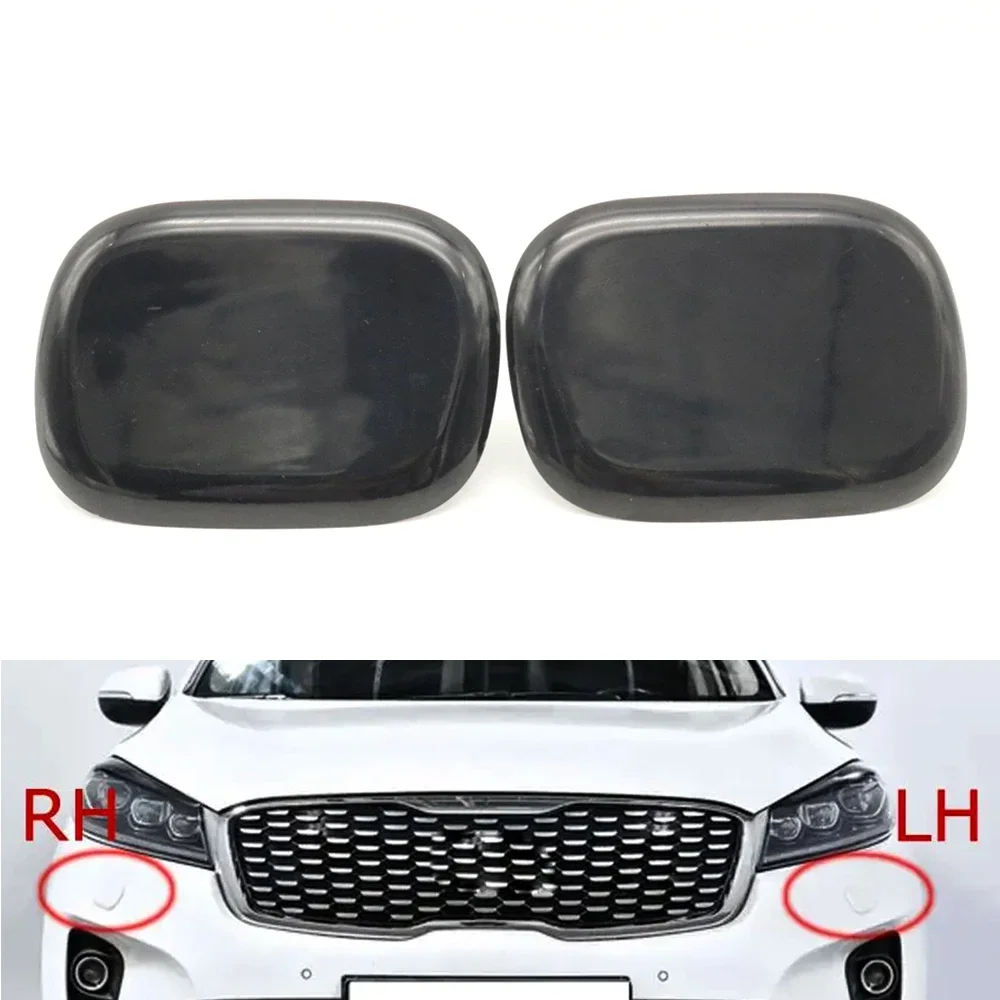 

Front Bumper Headlight Washer Nozzle Cover Headlamp Water Spray Pump Jet Cap For Kia Sorento 3 UM 2018-2019