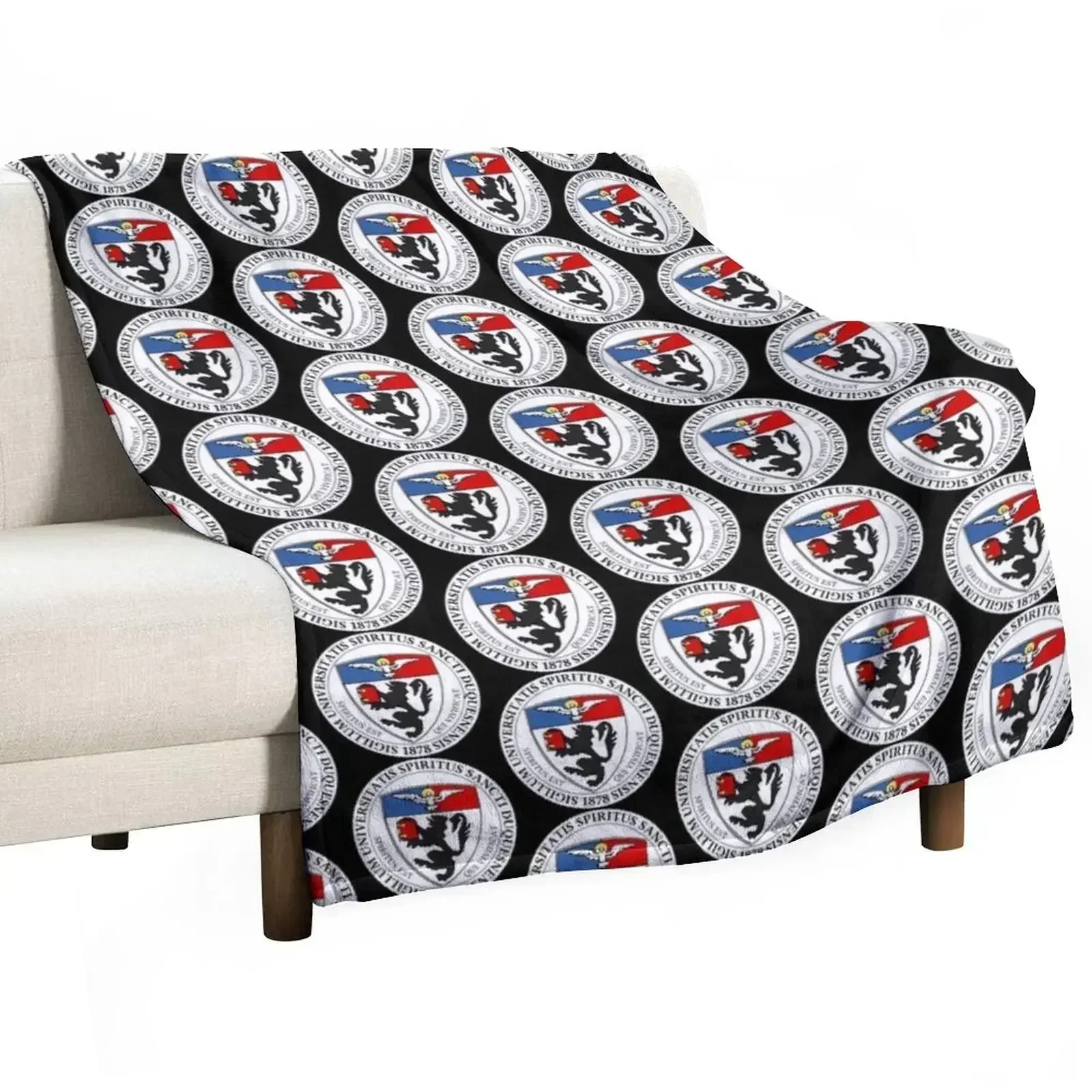 Duquesne College Throw Blanket Decorative Sofas warm winter Baby Multi-Purpose Stuffeds Luxury Thicken Blankets