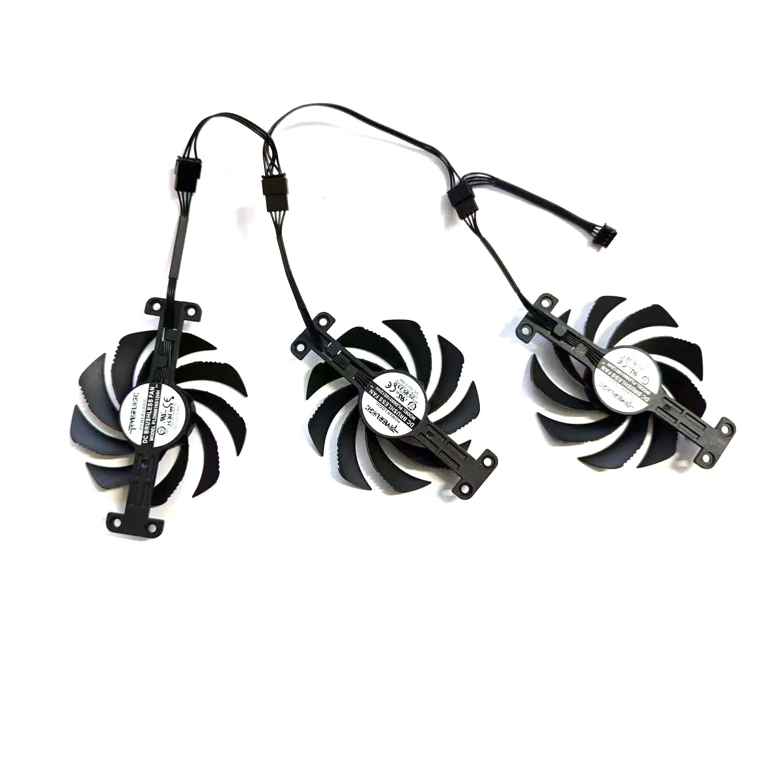 75MM 4PIN PLD08010S12HH RTX 5060 GPU Fan Suitable for Gigabyte GeForce RTX 5060 Ti GAMING OC 16G Graphics Card Cooling