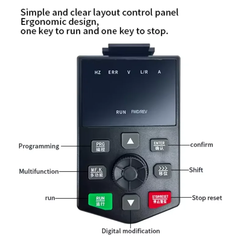 

High Performance Single Phase Three Phase Converter Frequency Converter VFD AC Drive 220V 380V 0.75KW 1.5KW 4KW 5.5KW