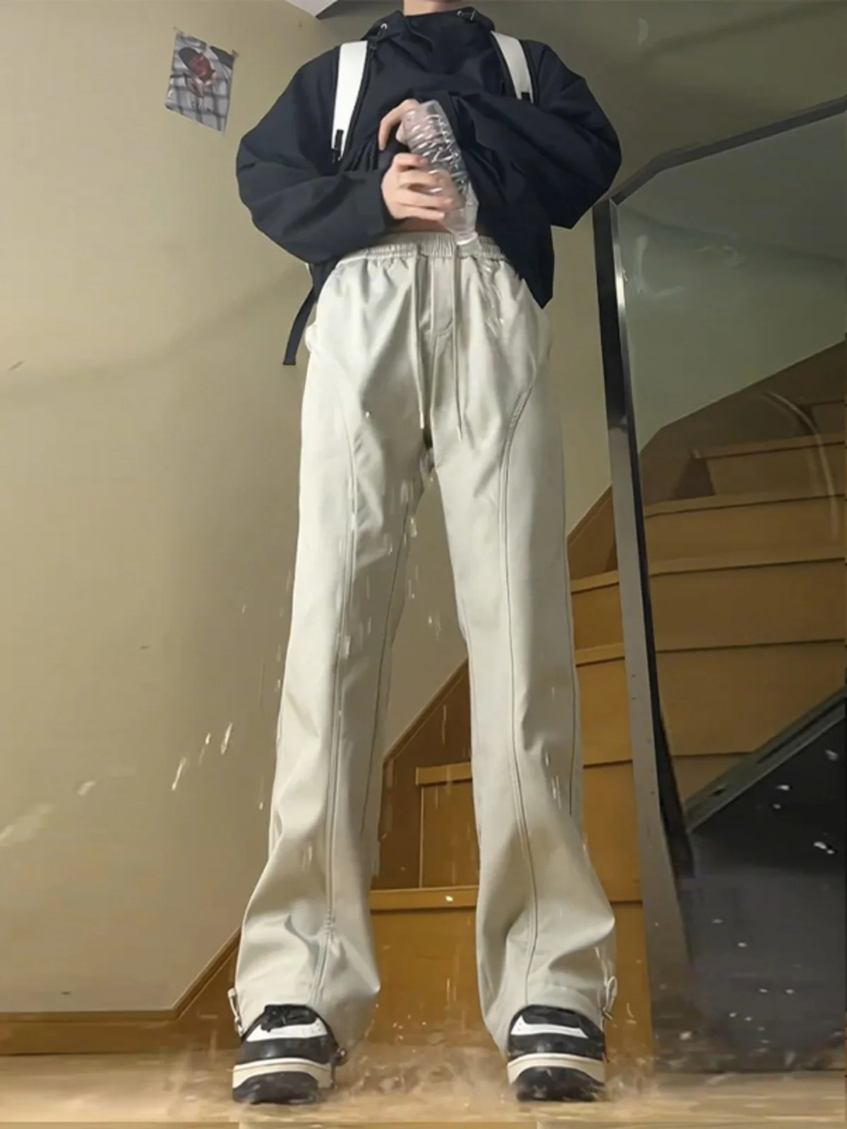 Calças de Escalada Femininas Impermeáveis Qui Dry para Atividades ao Ar Livre, Finas, de Verão, Estilo Americano, com Corte Lateral e Proteção contra Mosquitos