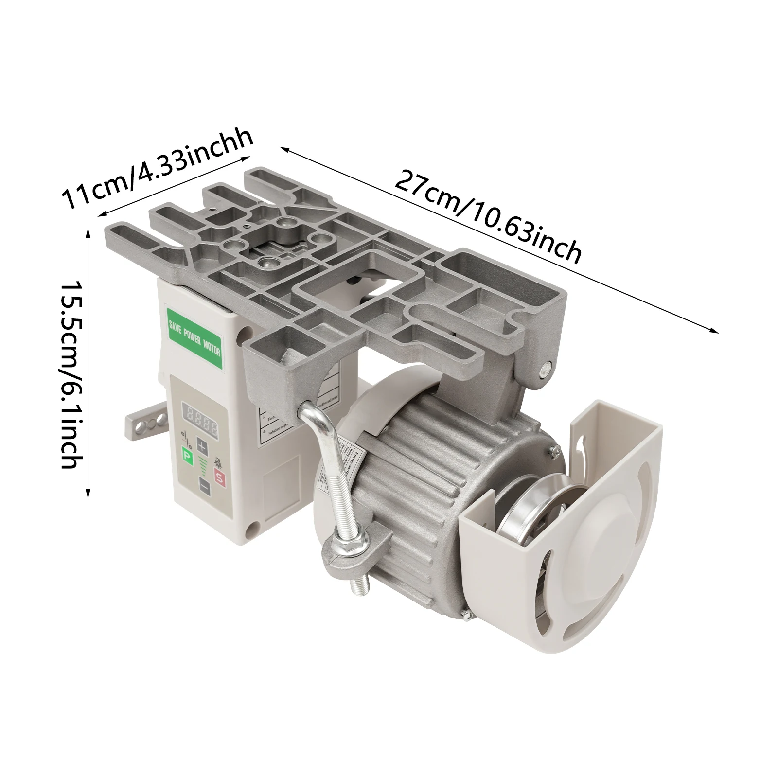 550 W industrielle Nähmaschine, bürstenlos, energiesparend, Servomotor, Nähmaschinenmotor, 200–6000 U/min, Heimtextilien, industriell