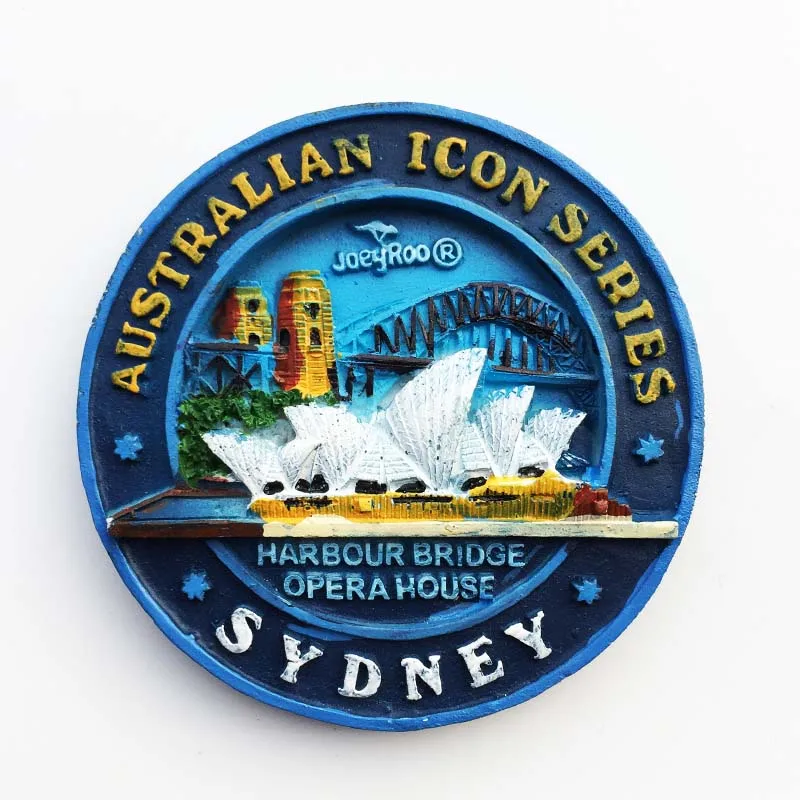 Creative Sydney Opera House Fridge Magnet Decoration Message Stickers Crafts Tourism Souvenir