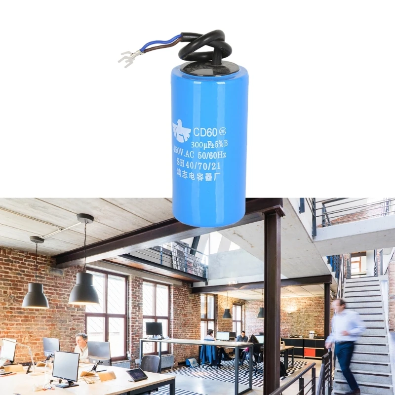 Professional CD60 Run Capacitor 450V Motor Power 100uf 150uf 250uf 300uf