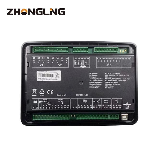 Genset Controller CLE6120UN ZHONGLING CLE6110UN HGM6120N generator parts control datakom auto start control module for genset