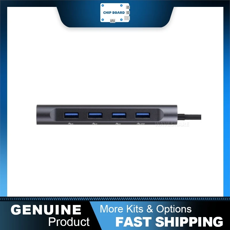 waveshare-usb-c-11-in-1-ハブ、4k-hdmi、100mbps-イーサネット、sd-tfカードリーダー、100w-pd-アルミ製拡張ドック