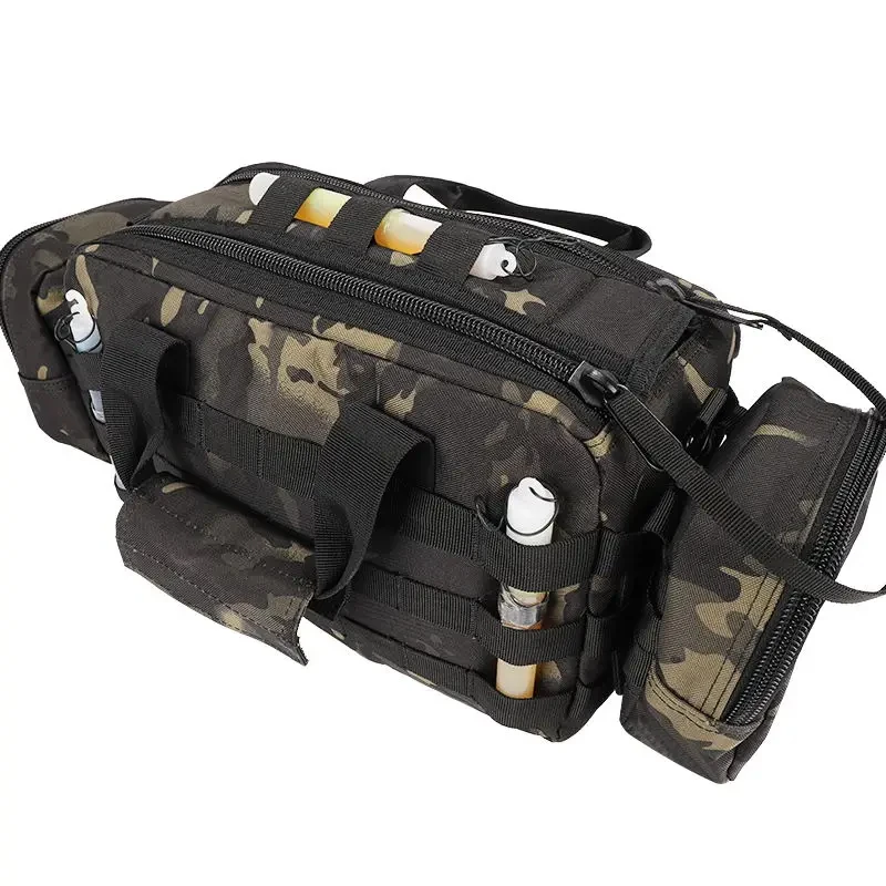 Lichtgewicht en draagbare multifunctionele gereedschapsset Camouflage cameratas Reizen Sport Wandelen Enkele schouder diagonale tas