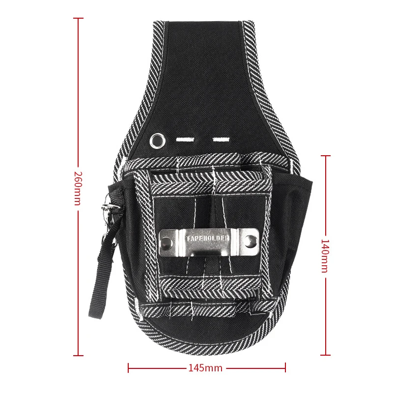 9 In 1 High Quality Tool Waist Pack Belt Utility Kit Holder 600D Nylon Fabric Toolkit Electrician Waist Pocket Pouch Bag