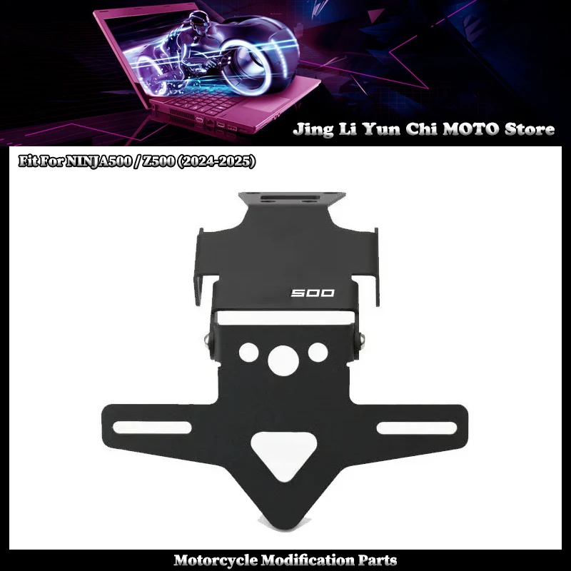 

Motorcycle Rear Tail Tidy Fender Eliminator Kit License Plate Holder Bracket Fit For KAWASAKI NINJA500 Z500 Ninja z500 2024-2025
