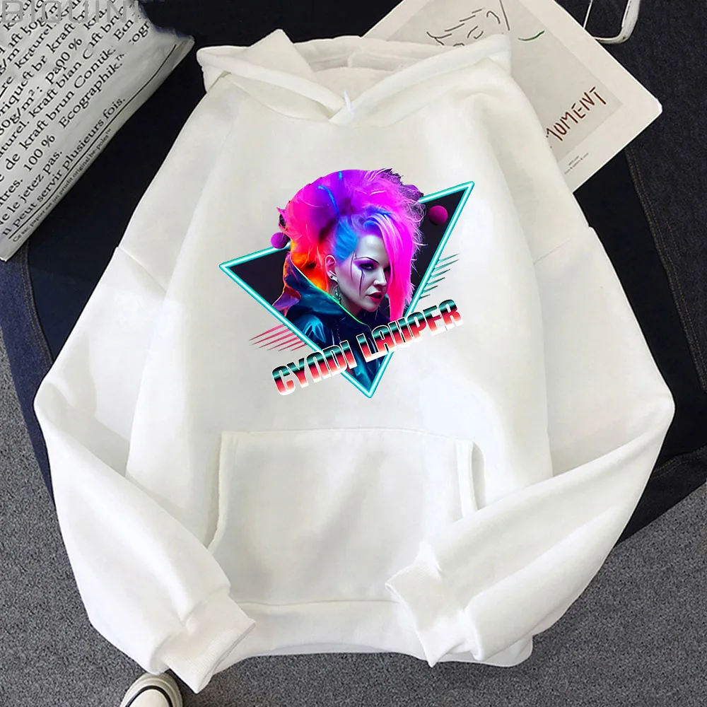 

Cyndi Lauper Graphic Printing Hoodie Women Fashion Clothes Loose Casual Pullovers Autumn Winter Sweatshirts Comfortable Hoody