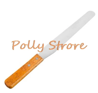 1pc Handle Length 9.5cm Stainless Steel Cake Scraper Cream Spatula Demolding Knife Cake Tool