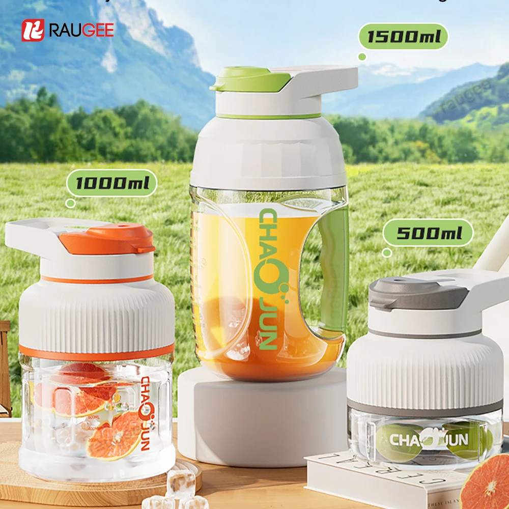 Portable Blender Electric Fruit Juicer Smoothie Milkshake Maker USB Rechargerable Fruit Blender 500ML/1000ML/1500ML