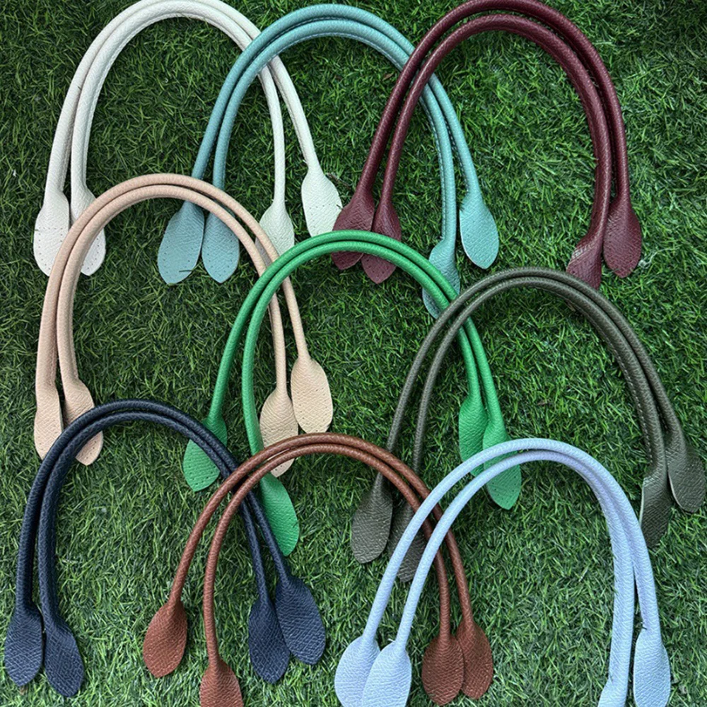 2pcs Genuine Leather Bag Belt for Longchamp Bag 41cm Tote Bag Handles Straps DIY Replacement Handbag Handle Bag Accessories