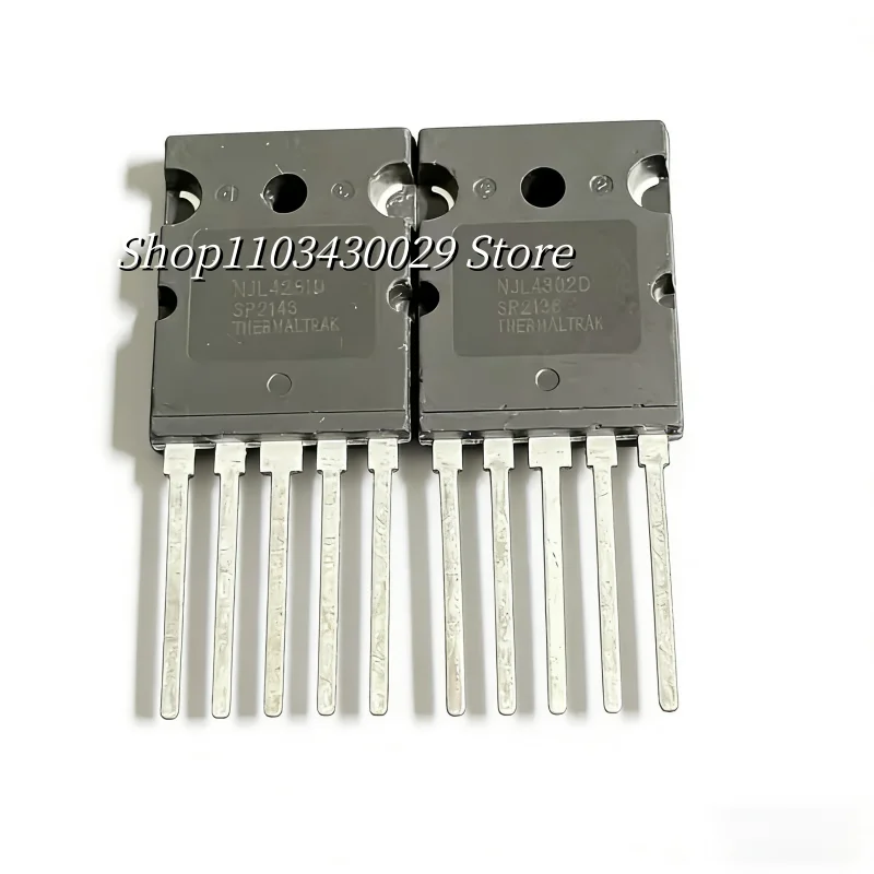 2Pairs(4PCS) New & Original NJL4302D + NJL4281D TO-264-5 15A 350V PNP + NPN Transistors