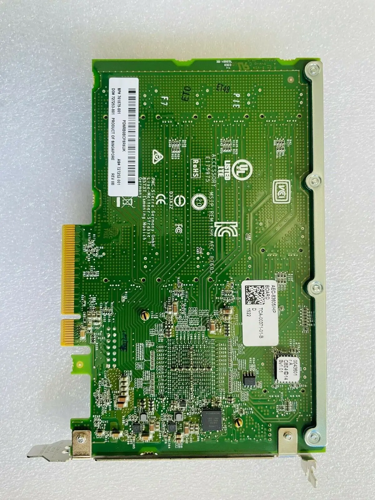 Imagem -04 - Cartão de Expansão Sas Sata Cartão Controlador Raid Aec83605 727250-b21 12gb Dl380 g9 761879001 727253-001