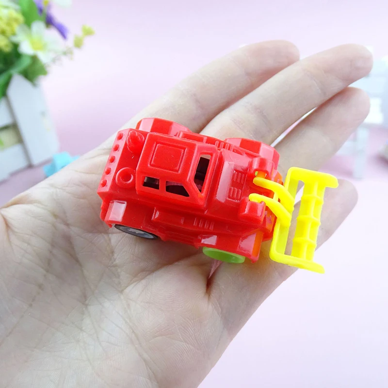 5 Stuks Mini-Engineering Auto 'S Effen Kleur Pullback Auto 'S Grappige Jongen Speelgoed Kinderen Puzzel Speelgoed Kids Leuke Vakantie Feest Verjaardagscadeau