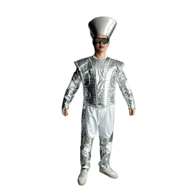 LED luminous dress atmosphere clothing out of the street performance clothing props flash