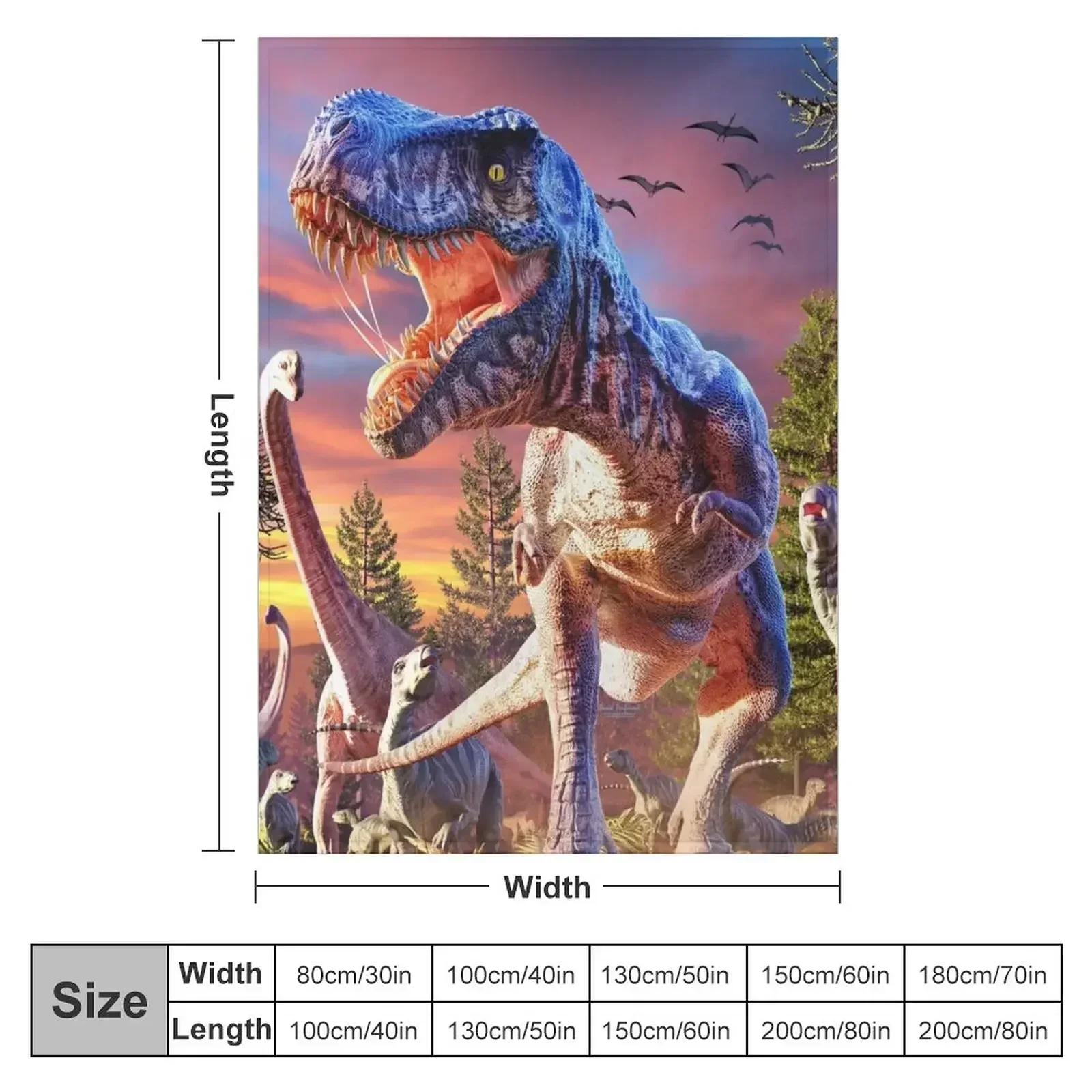 T-Rex_Attack Throw Blanket Luxury Throw Sofa Throw Travel Sofas Blankets