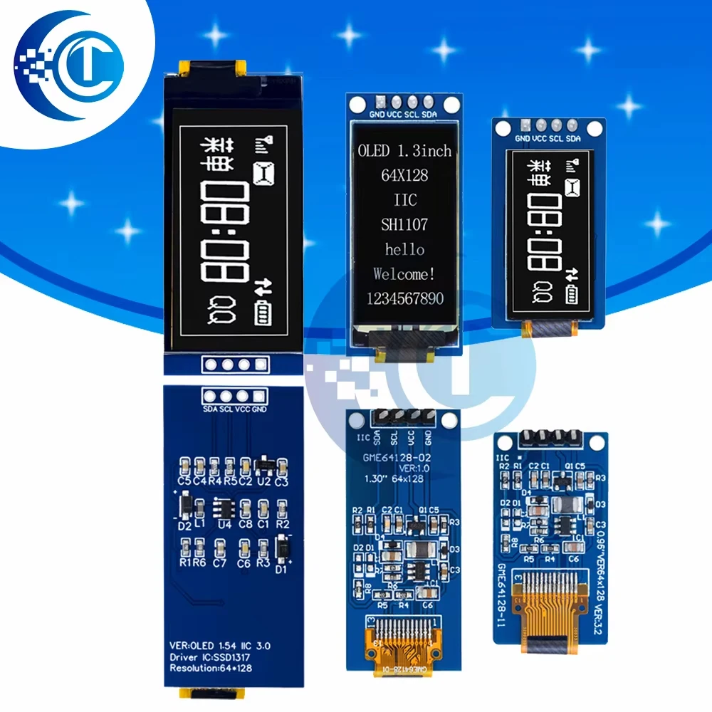 SSD1317 4-Pin I2C O…