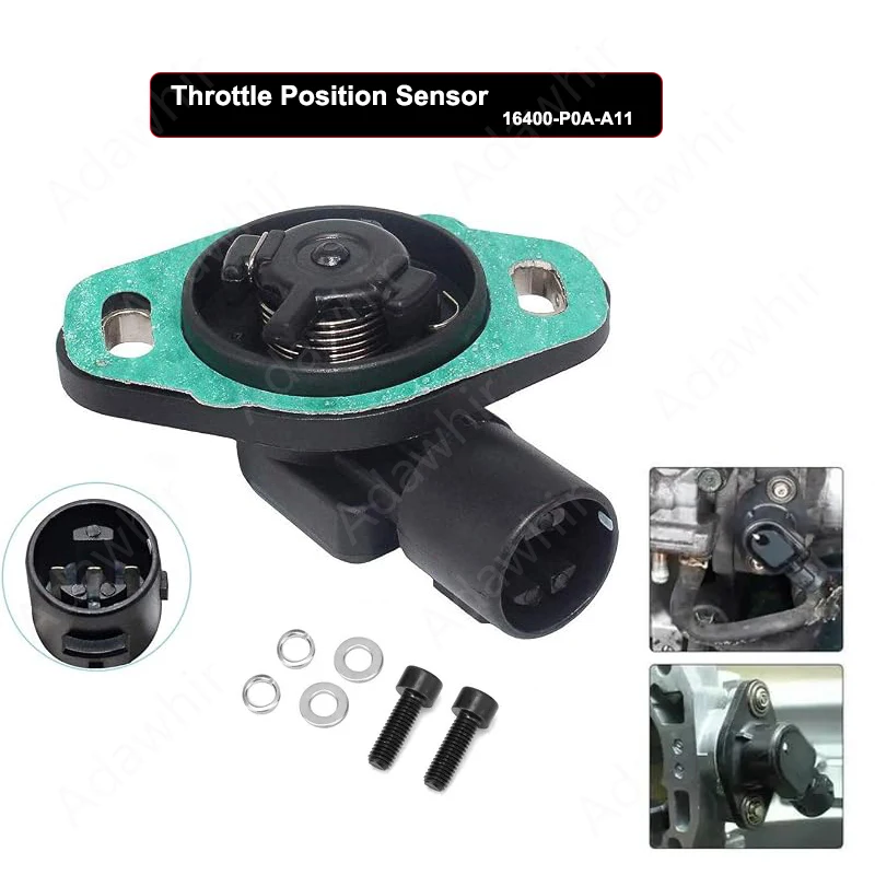 FainWan TPS Throttle Position Sensor for Hon-da Accord CRV CRX Ac-ura Integra Civic 16400-P06-A11